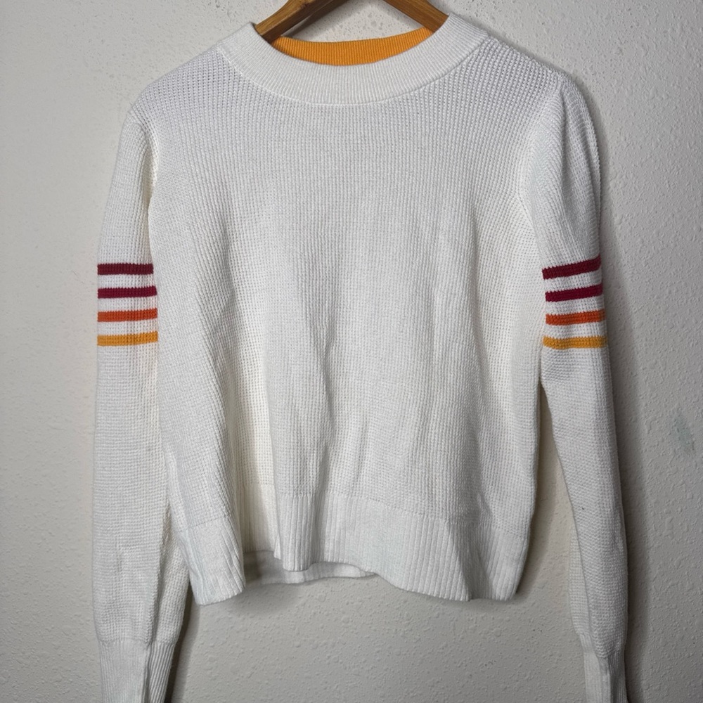 Faherty Throwback Stripe Pullover Sweatshirt Swea… - image 2